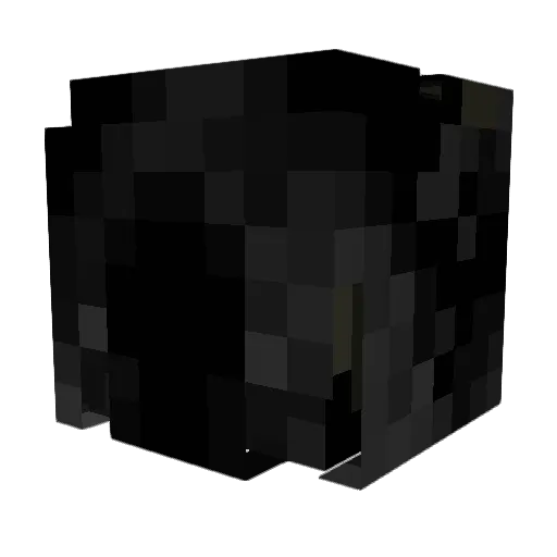 Whillium Minecraft avatar head, 3D render