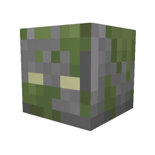 Whimsi_Call Minecraft avatar head, 3D render