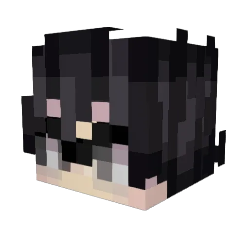 WhimsicalMercy Minecraft avatar head, 3D render