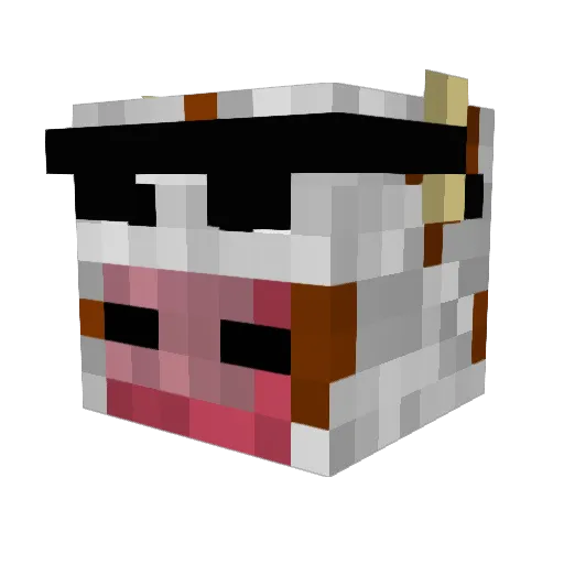 WhimsicalSheep Minecraft avatar head, 3D render