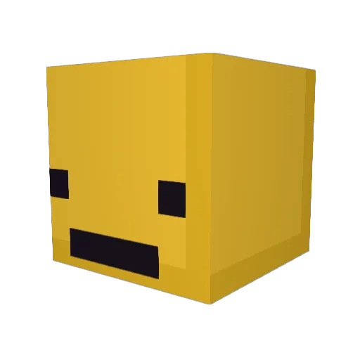 Whimsical_Lmonix Minecraft avatar head, 3D render