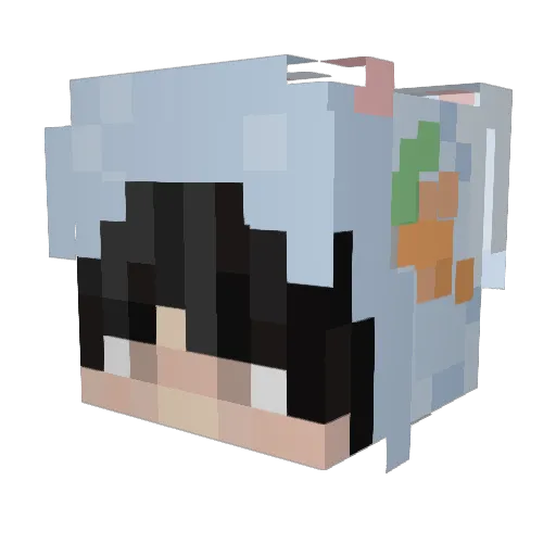 WhirrLover Minecraft avatar head, 3D render