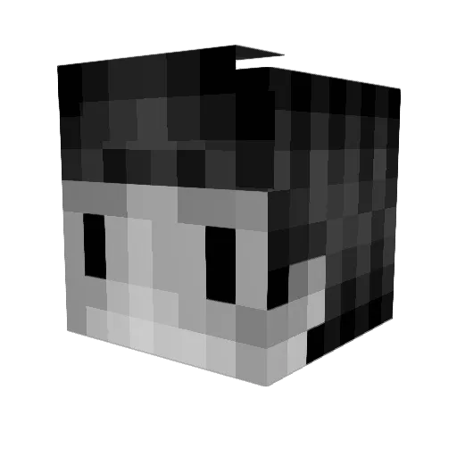 WhiskayPvP Minecraft avatar head, 3D render