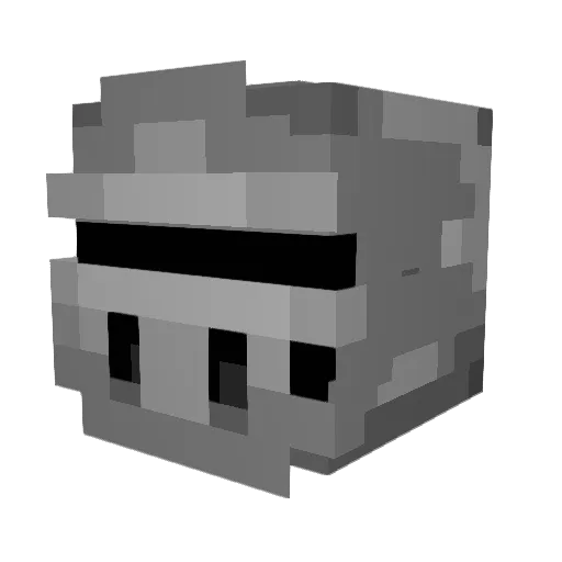 Whiskey47 Minecraft avatar head, 3D render