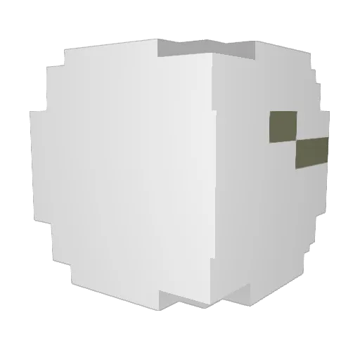 Whiskeyowner Minecraft avatar head, 3D render