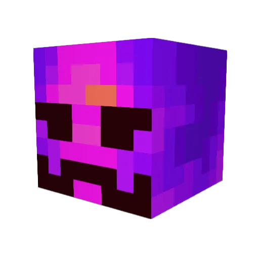 Whisperfield Minecraft avatar head, 3D render