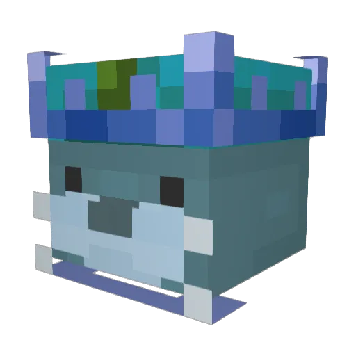 Whistro Minecraft avatar head, 3D render