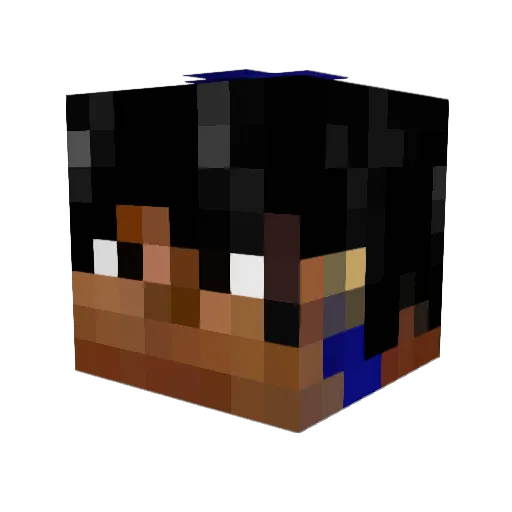 WhitakerRyan Minecraft avatar head, 3D render