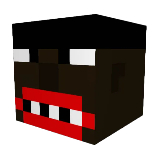 White223 Minecraft avatar head, 3D render