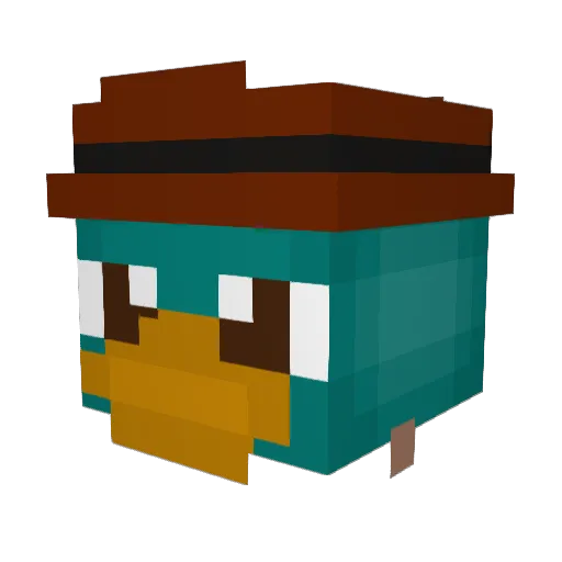 WhiteBoyCarl22 Minecraft avatar head, 3D render