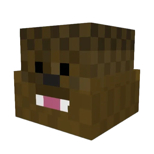 WhiteCrystal9 Minecraft avatar head, 3D render