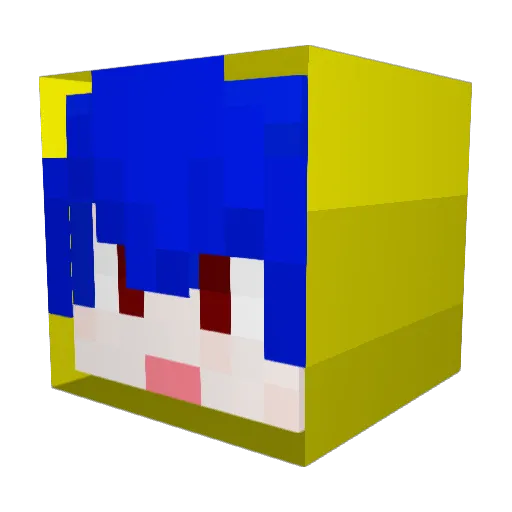WhiteDragon___ Minecraft avatar head, 3D render
