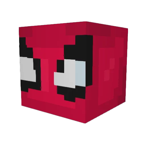WhiteFalcon025 Minecraft avatar head, 3D render
