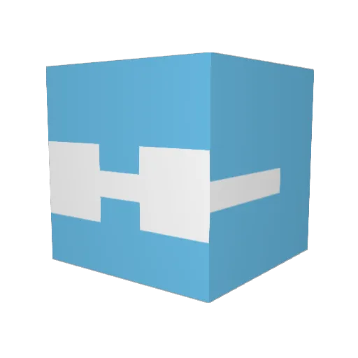 WhiteG08 Minecraft avatar head, 3D render