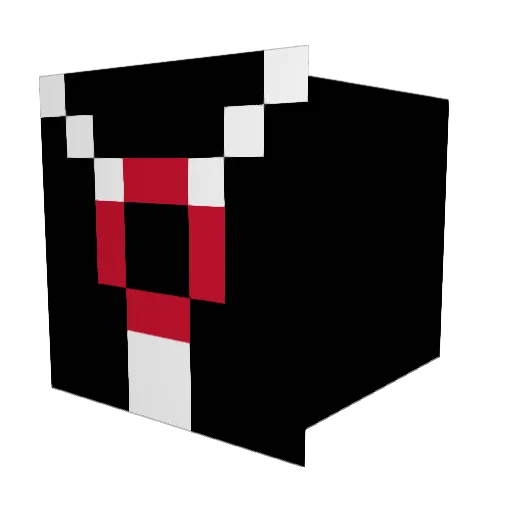 WhiteHaMMer916 Minecraft avatar head, 3D render