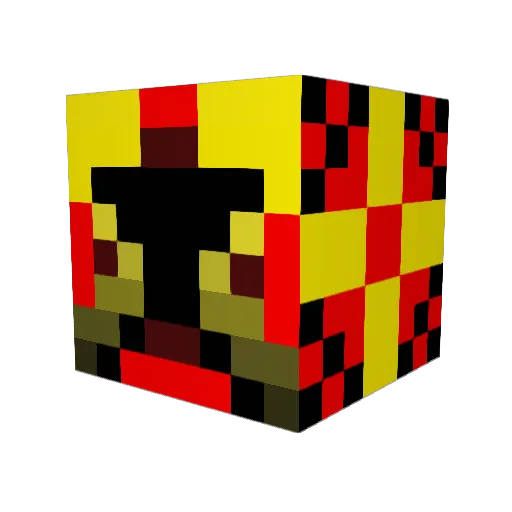 WhiteHawk2000 Minecraft avatar head, 3D render