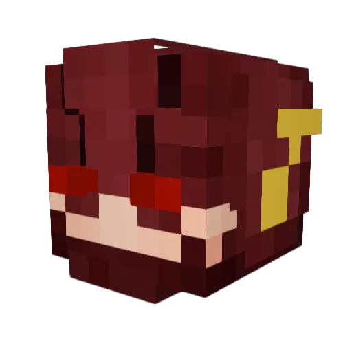 WhiteManAtKFC Minecraft avatar head, 3D render
