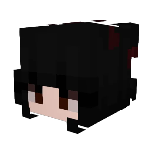 WhiteRose38 Minecraft avatar head, 3D render
