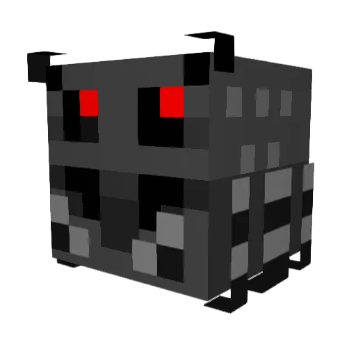 White_Bot1 Minecraft avatar head, 3D render