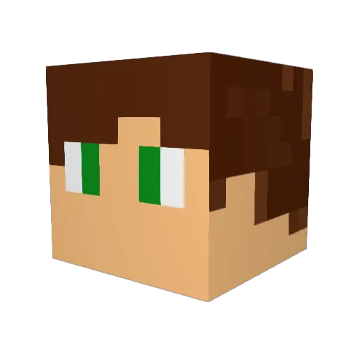 White_Hart_Lane Minecraft avatar head, 3D render