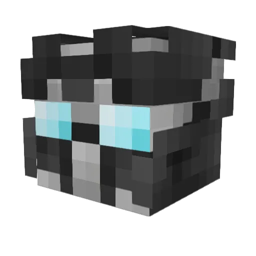 White_Lightning6 Minecraft avatar head, 3D render