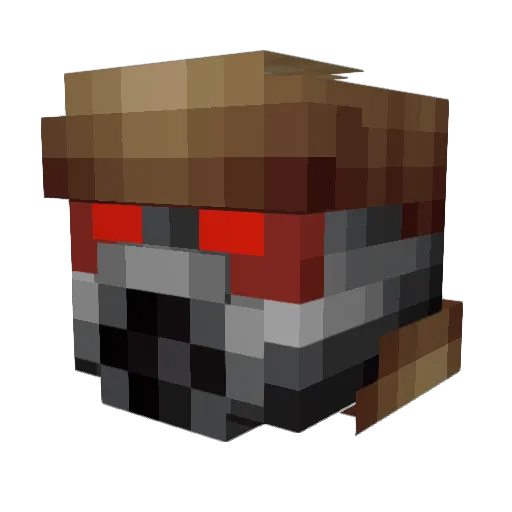 White_Pharaoh Minecraft avatar head, 3D render
