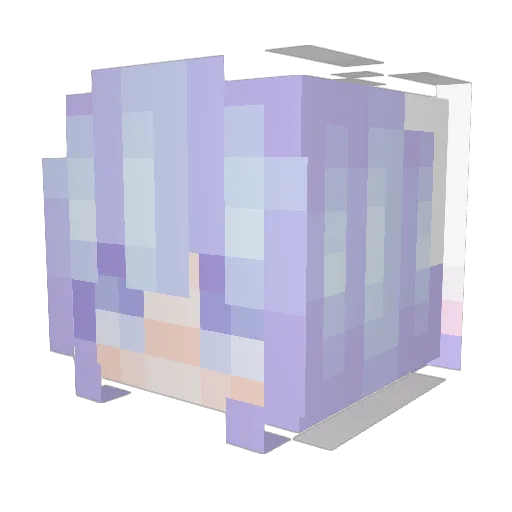 White_Rabbit202 Minecraft avatar head, 3D render