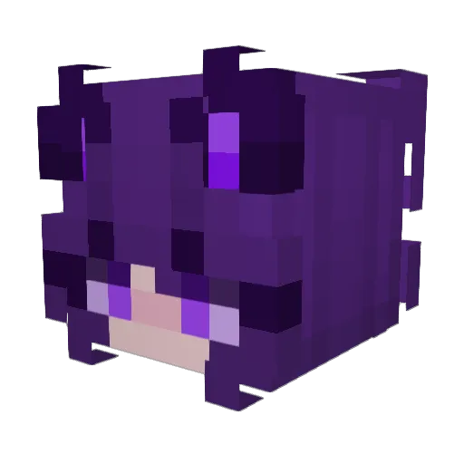 White_TV_MC Minecraft avatar head, 3D render