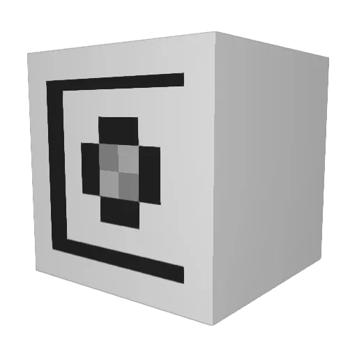 White_Vault Minecraft avatar head, 3D render