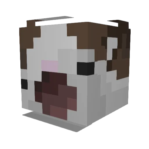 White_cat420 Minecraft avatar head, 3D render