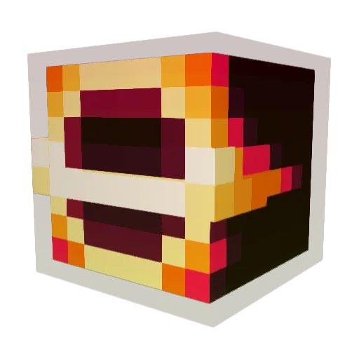 Whiter_Monster Minecraft avatar head, 3D render