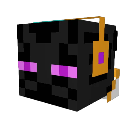 Whitest220 Minecraft avatar head, 3D render