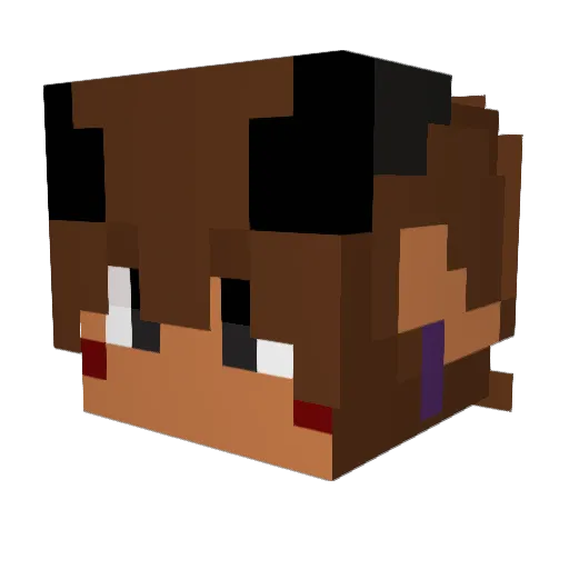 Whitetiger18698 Minecraft avatar head, 3D render