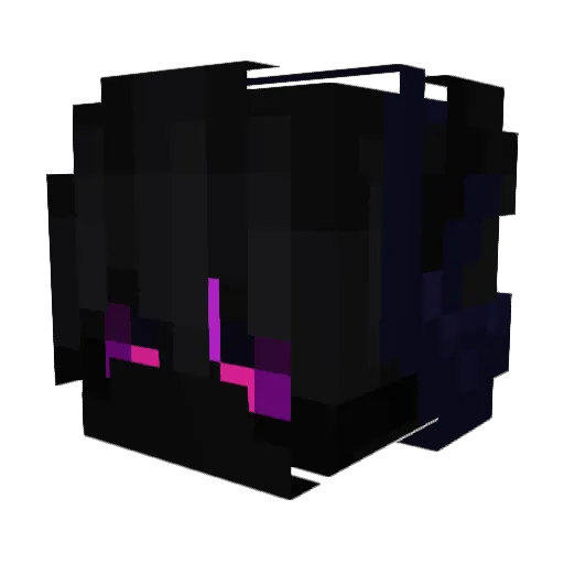 WhitevanNcandy Minecraft avatar head, 3D render