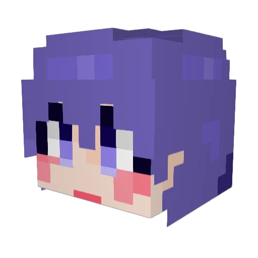 Whitsun_Tide Minecraft avatar head, 3D render