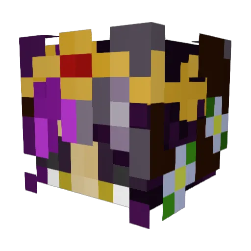 Whittikka Minecraft avatar head, 3D render