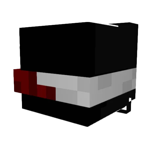 Whityxzyy Minecraft avatar head, 3D render