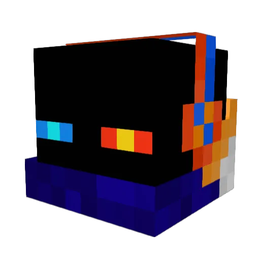WhoAtMyCurry Minecraft avatar head, 3D render