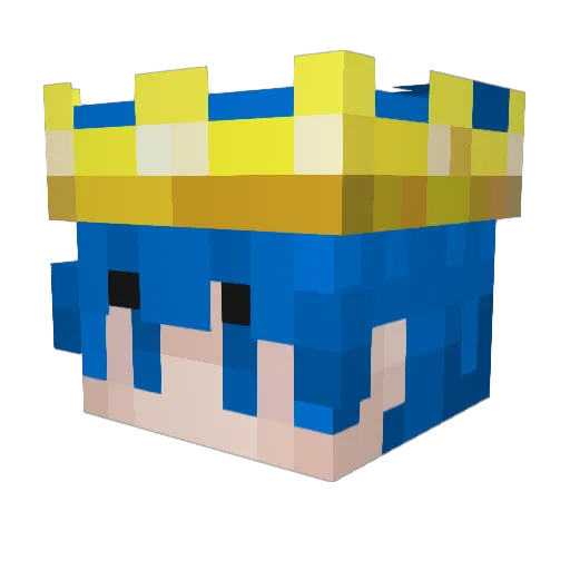 WhoImArad Minecraft avatar head, 3D render