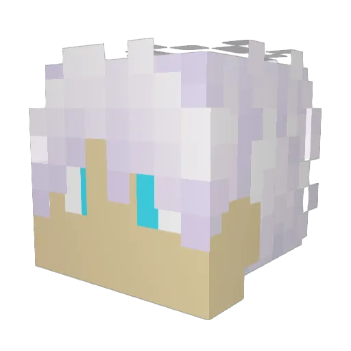 WhoIsDj06 Minecraft avatar head, 3D render