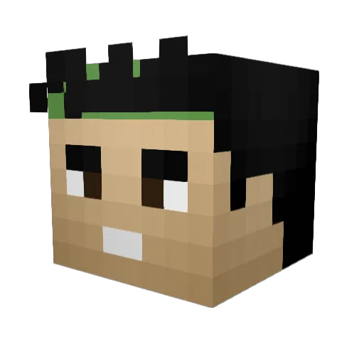 WhoIsJake Minecraft avatar head, 3D render