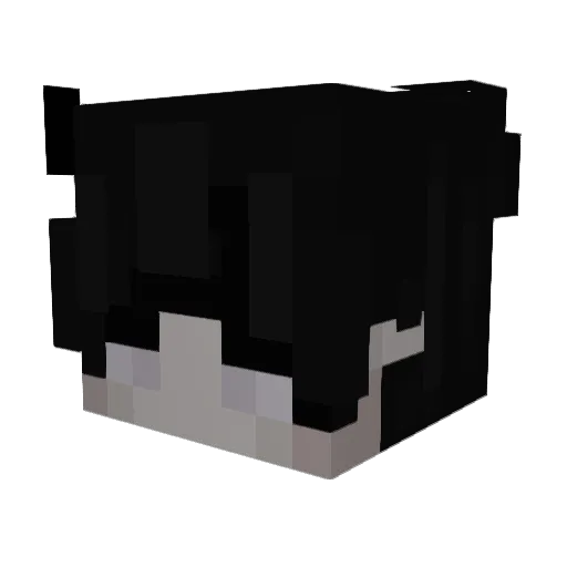 WhoIsYuya Minecraft avatar head, 3D render