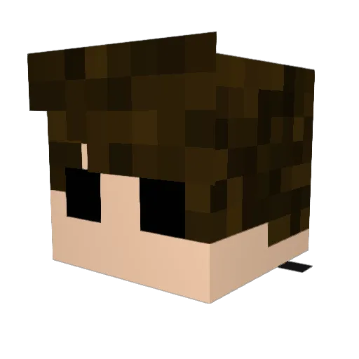 WhoKnowsWho Minecraft avatar head, 3D render