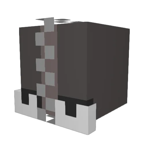 WhoSaidHuh Minecraft avatar head, 3D render