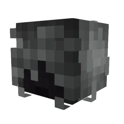 WhoTfAreU_ Minecraft avatar head, 3D render