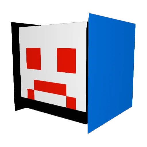 WhoUchallin Minecraft avatar head, 3D render
