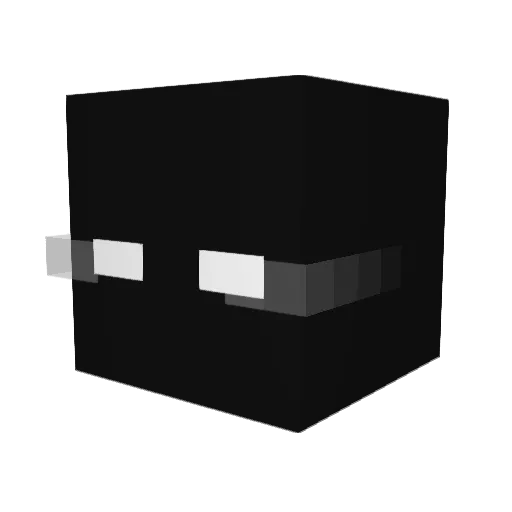 WhoVinne Minecraft avatar head, 3D render