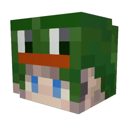 Who_Is_Lily Minecraft avatar head, 3D render