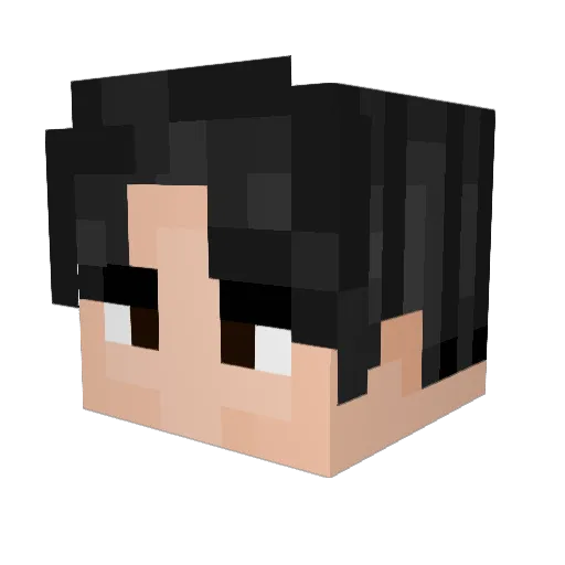 WhoaBlue Minecraft avatar head, 3D render