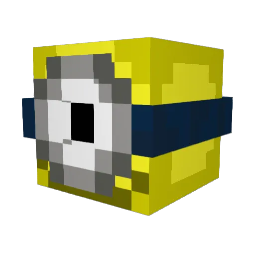 Whoa__ Minecraft avatar head, 3D render